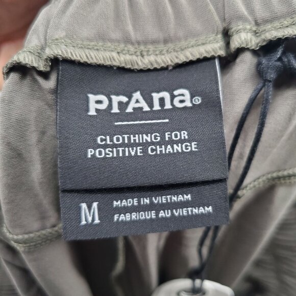 Prana Railay Straight Pants Women Size Medium NWT UPF 50+ Stretch Rye Green - Picture 9 of 16